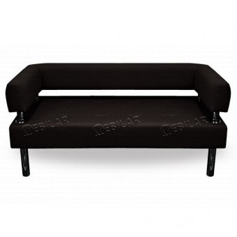 Диван офисный Business Plus 200x80 черный
