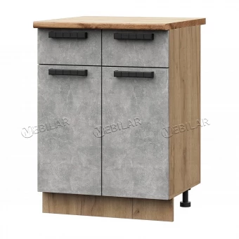 Шкаф нижний Сахара МДФ ШН1Я 600-М крафт