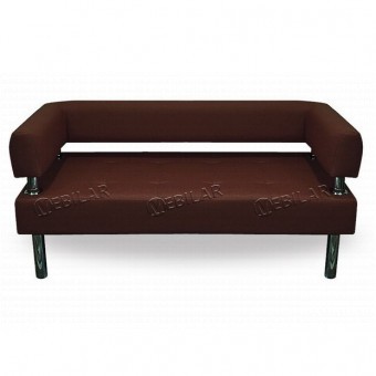 Диван офисный Business Plus 160x80 коричневый