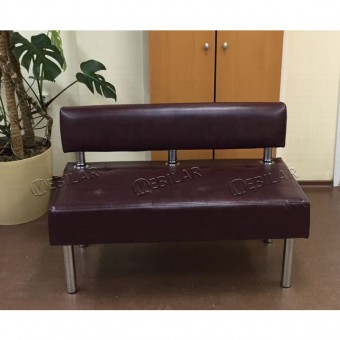 Диван офисный Business 140x80 коричневый